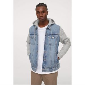 H&M Hooded Denim Jacket